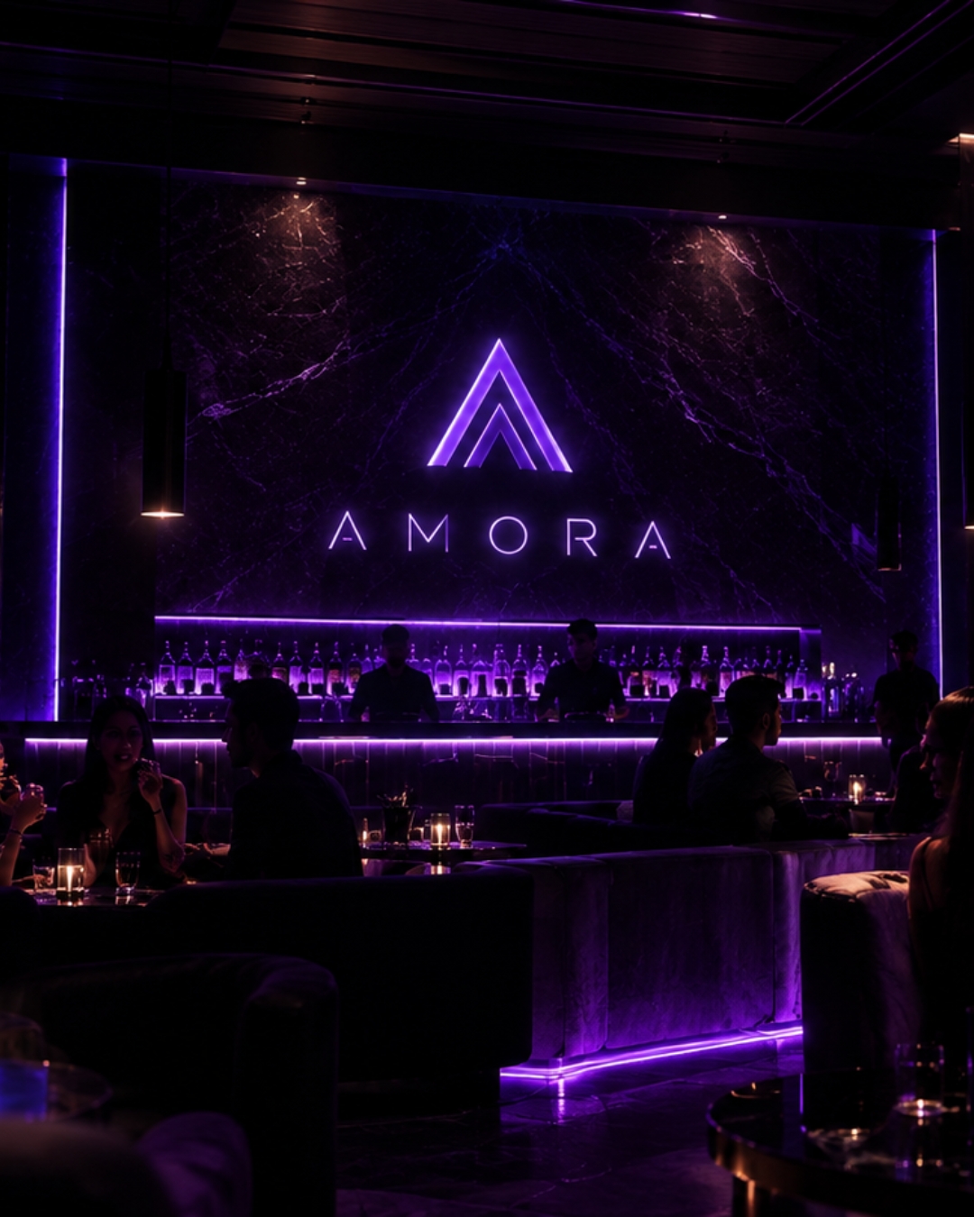 Amora light beams